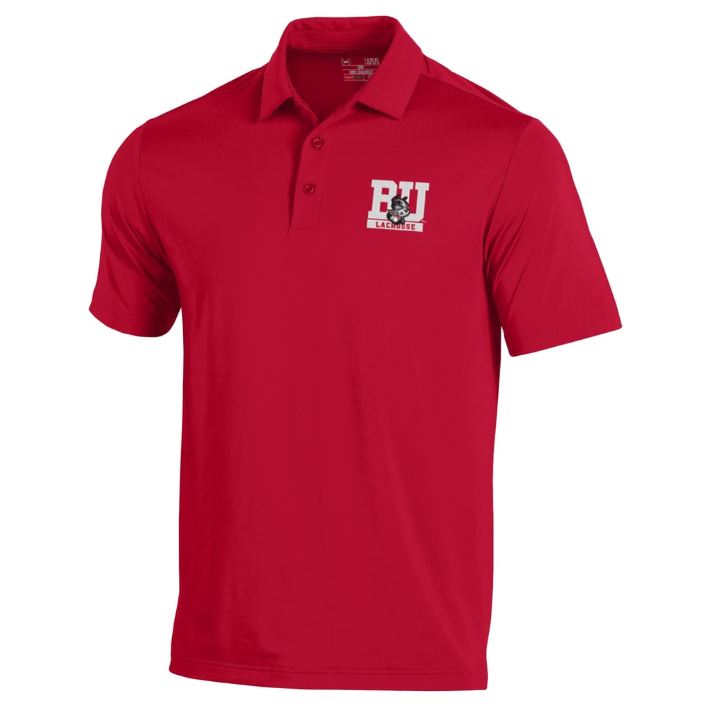  Boston University Under Armour Performance Playoff Polo - Red